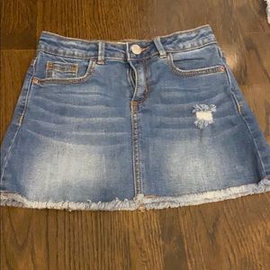 Zara girls denim skirt, size 6